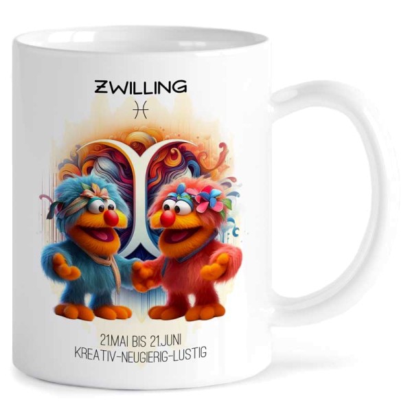 TASSE Sternzeichen Zwilling