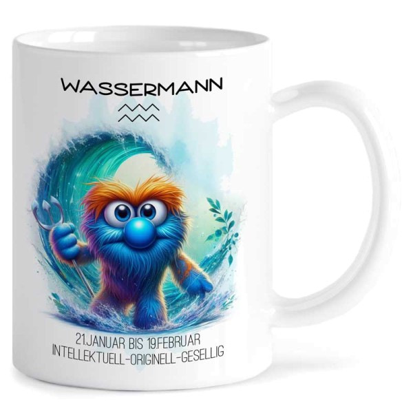 TASSE Sternzeichen Wassermann