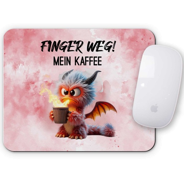 Mauspad - Drache Finger Weg