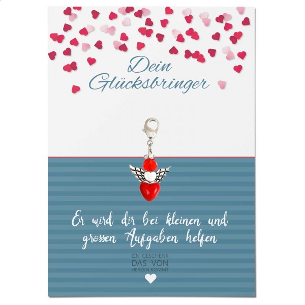 Geschenkkarte Glücksbringer Engel